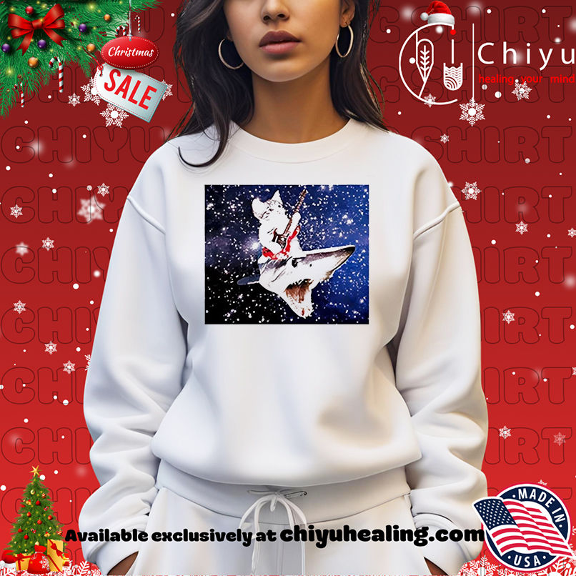 Silly Cats Guitars Allowed Sharks T-shirt Silly Cats Guitars Allowed Sharks T-shirt