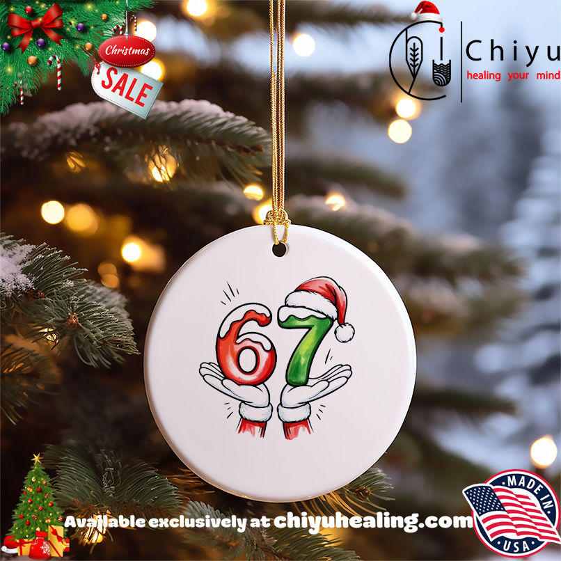 Six Seven 67 Merry Christmas T-shirt, Hoodie, Sweatshirt, Poster Canvas, Mug, Ornaments 5 Six Seven 67 Merry Christmas T-shirt, Hoodie, Sweatshirt, Poster Canvas, Mug, Ornaments