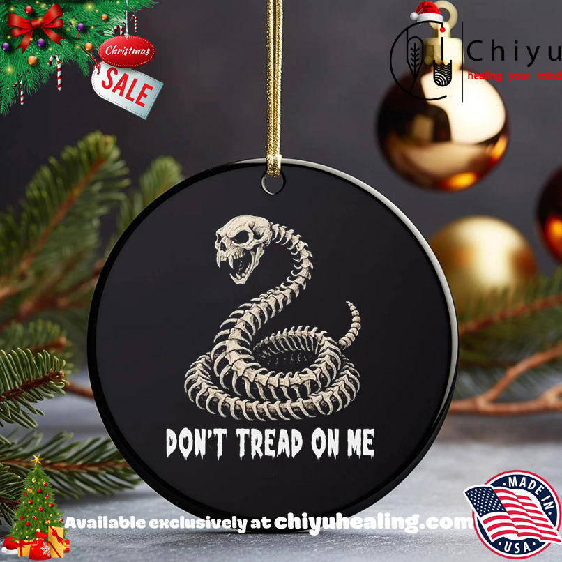 Skeleton X snake don't tread on me Halloween shirt, Hoodie, Sweatshirt, Poster Canvas, Mug, Ornaments