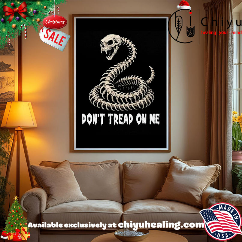 Skeleton X snake don't tread on me Halloween shirt, Hoodie, Sweatshirt, Poster Canvas, Mug, Ornaments
