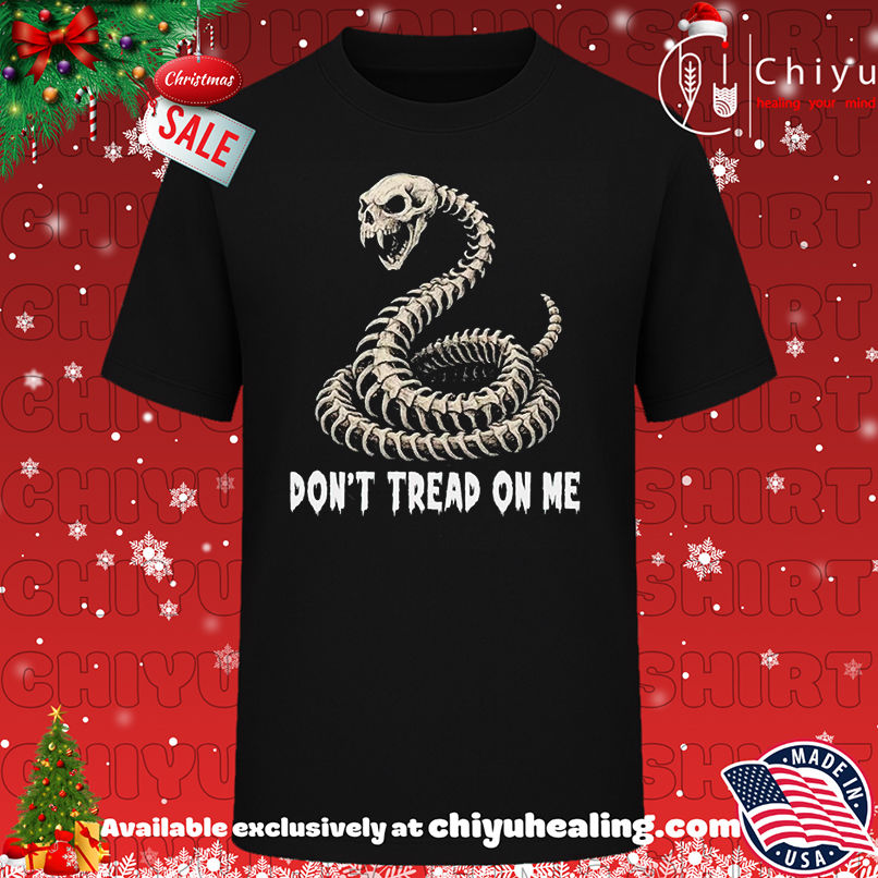 Skeleton X snake don't tread on me Halloween shirt, Hoodie, Sweatshirt, Poster Canvas, Mug, Ornaments