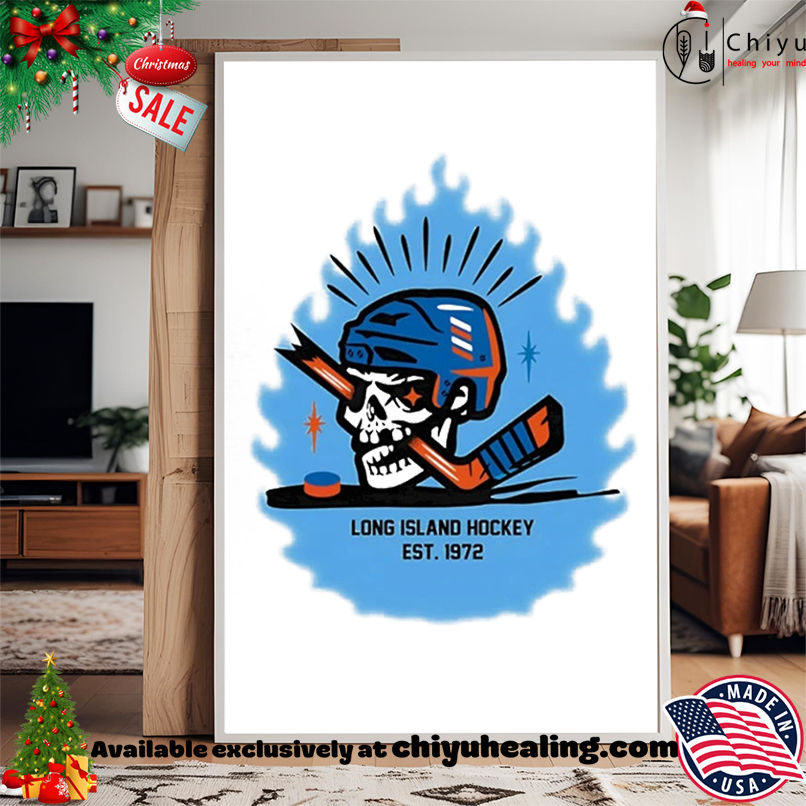Skull Player New York Islanders Long Island Hockey Est 1972 shirt, Hoodie, Sweatshirt, Poster Canvas, Mug, Ornaments