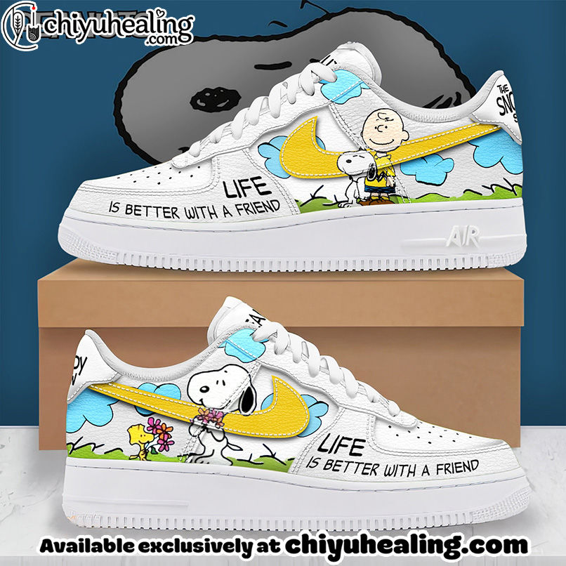 Snoopy Air Low-Top Sneakers Shoes For Men And Women