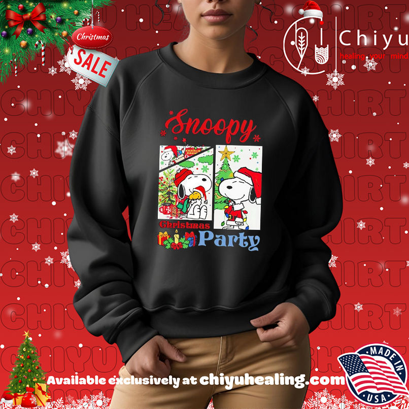 Snoopy And Woodstock Christmas Party shirt Snoopy And Woodstock Christmas Party shirt