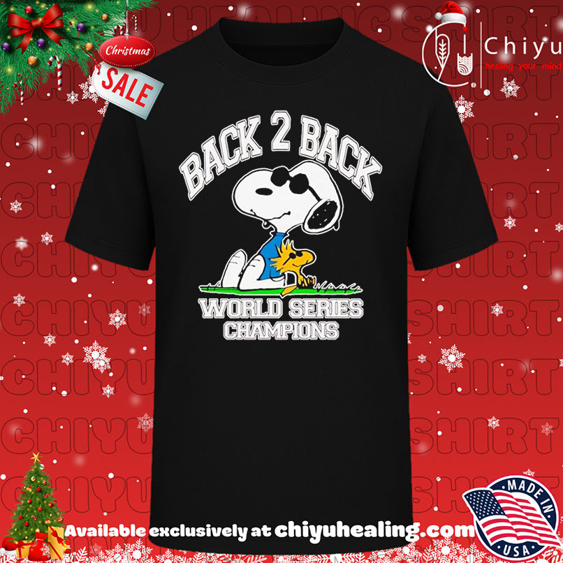 Snoopy LA Dodgers back 2 back World Series Champions T-shirt, Hoodie, Sweatshirt, Poster Canvas, Mug, Ornaments