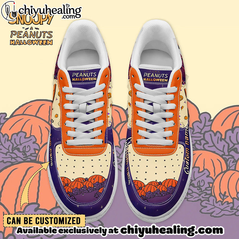 Snoopy x Halloween Air Low-Top Sneakers Shoes For Men And Women Snoopy x Halloween Air Low-Top Sneakers Shoes For Men And Women