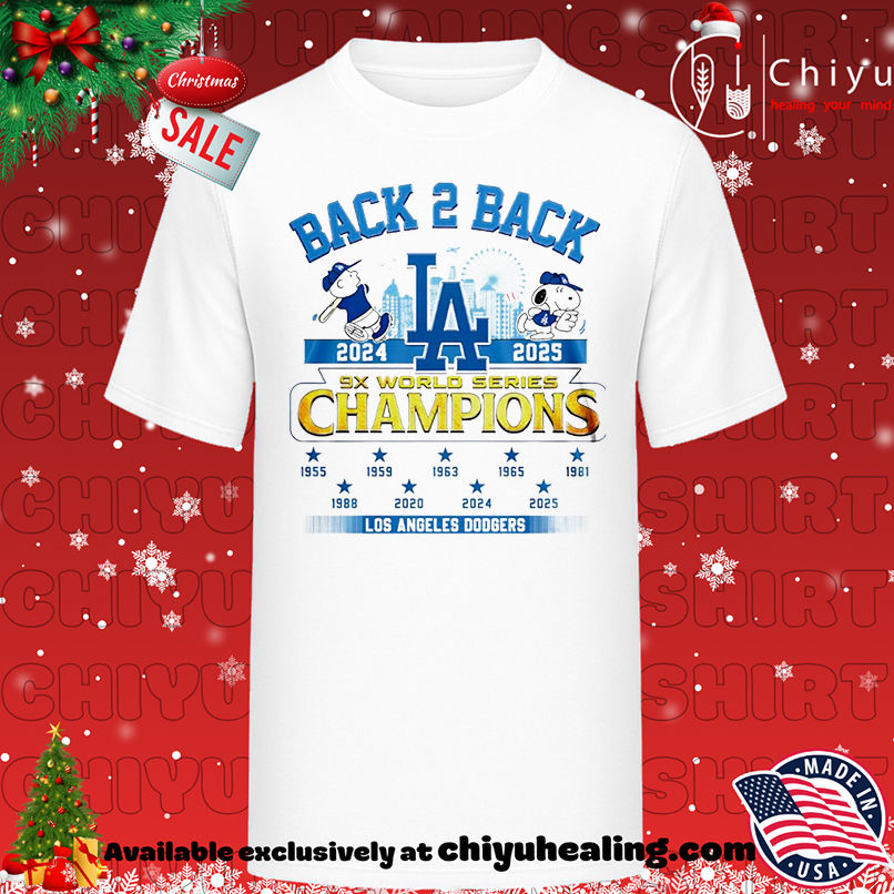 Snoopy x Los Angeles Dodgers 9x World Series Champions 2025 back to back shirt, Hoodie, Sweatshirt, Poster Canvas, Mug, Ornaments