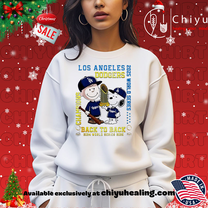Snoopy x Los Angeles Dodgers World Series Champions 2024 back to back 2025 shirt Snoopy x Los Angeles Dodgers World Series Champions 2024 back to back 2025 shirt