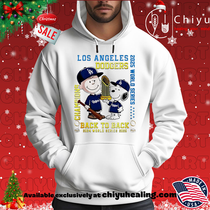 Snoopy x Los Angeles Dodgers World Series Champions 2024 back to back 2025 shirt, Hoodie, Sweatshirt, Poster Canvas, Mug, Ornaments