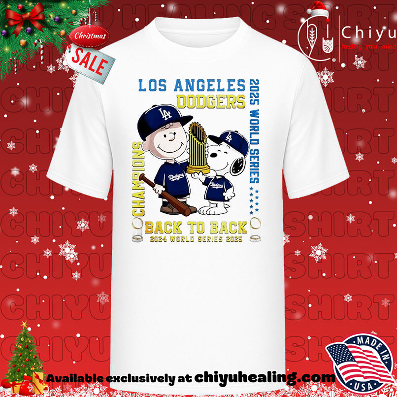 Snoopy x Los Angeles Dodgers World Series Champions 2024 back to back 2025 shirt, Hoodie, Sweatshirt, Poster Canvas, Mug, Ornaments