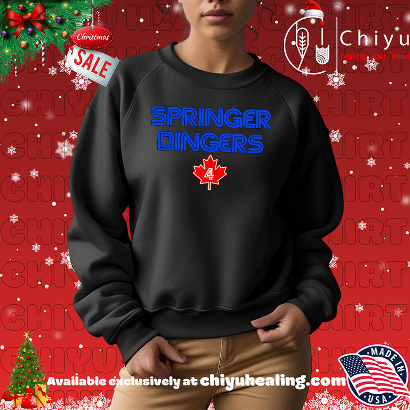Springer Dingers 4 Toronto Baseball World Series 2025 shirt Springer Dingers 4 Toronto Baseball World Series 2025 shirt