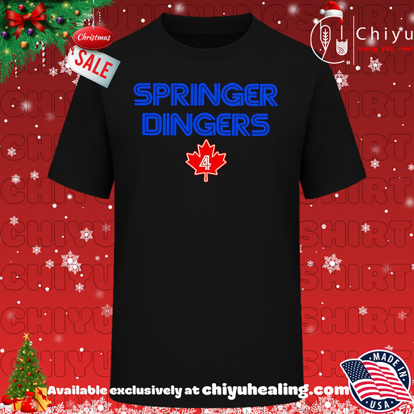 Springer Dingers 4 Toronto Baseball World Series 2025 shirt, Hoodie, Sweatshirt, Poster Canvas, Mug, Ornaments