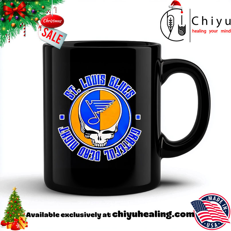 St Louis Blues Grateful Dead 60th anniversary logo shirt, Hoodie, Sweatshirt, Poster Canvas, Mug, Ornaments