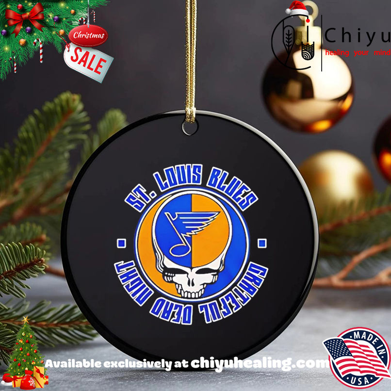 St Louis Blues Grateful Dead 60th anniversary logo shirt, Hoodie, Sweatshirt, Poster Canvas, Mug, Ornaments