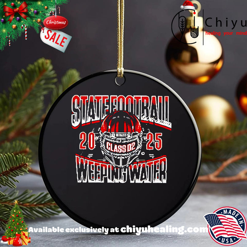 State Football Weeping Water class D2 2025 helmet shirt, Hoodie, Sweatshirt, Poster Canvas, Mug, Ornaments