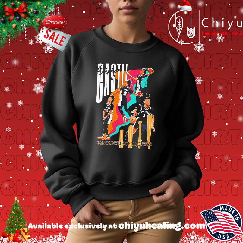 Stephon Castle Roty San Antonio Spurs 2025 Rookie of the year shirt Stephon Castle Roty San Antonio Spurs 2025 Rookie of the year shirt