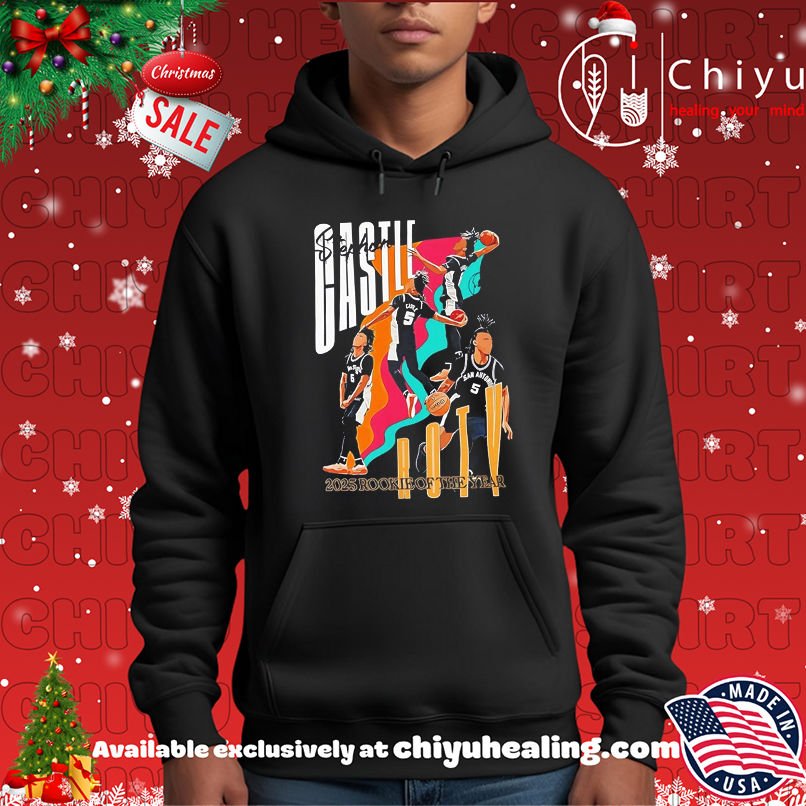 Stephon Castle Roty San Antonio Spurs 2025 Rookie of the year shirt Stephon Castle Roty San Antonio Spurs 2025 Rookie of the year shirt