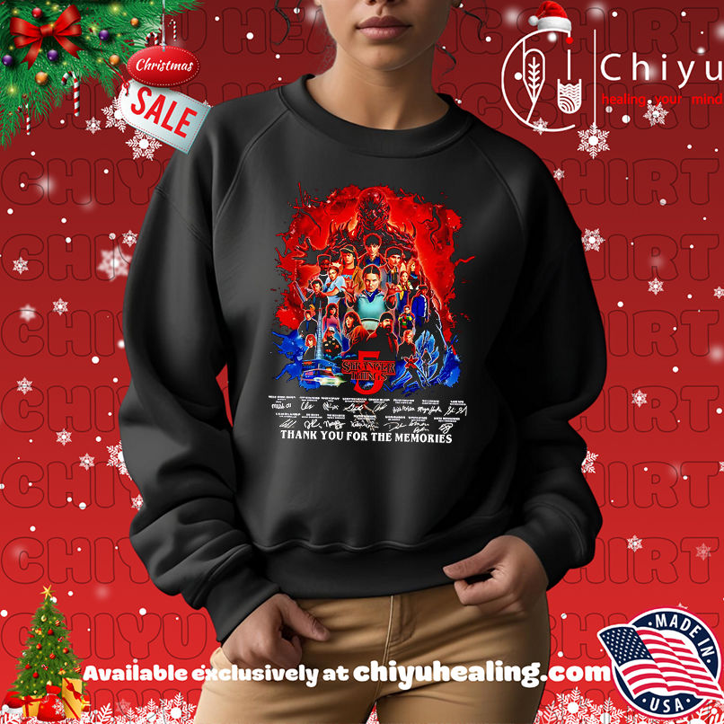 Stranger Things 5 Thank You For The Memories Shirt Stranger Things 5 Thank You For The Memories Shirt