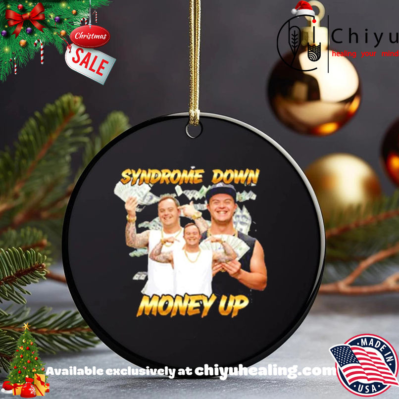 Syndrome down money up graphic shirt, Hoodie, Sweatshirt, Poster Canvas, Mug, Ornaments