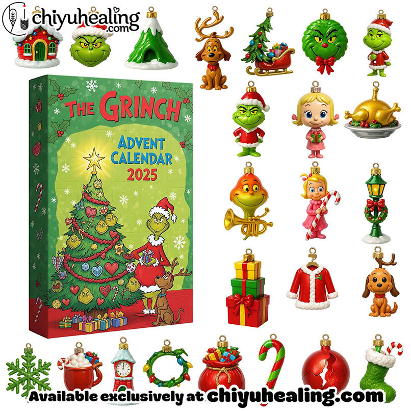 TGR Premium Advent Calendar 2025 CHRISTMAS GIFT, CHRISTMAS IDEA, Christmas Countdown Advent Calendar Gift Box with 24 Acrylic Ornaments