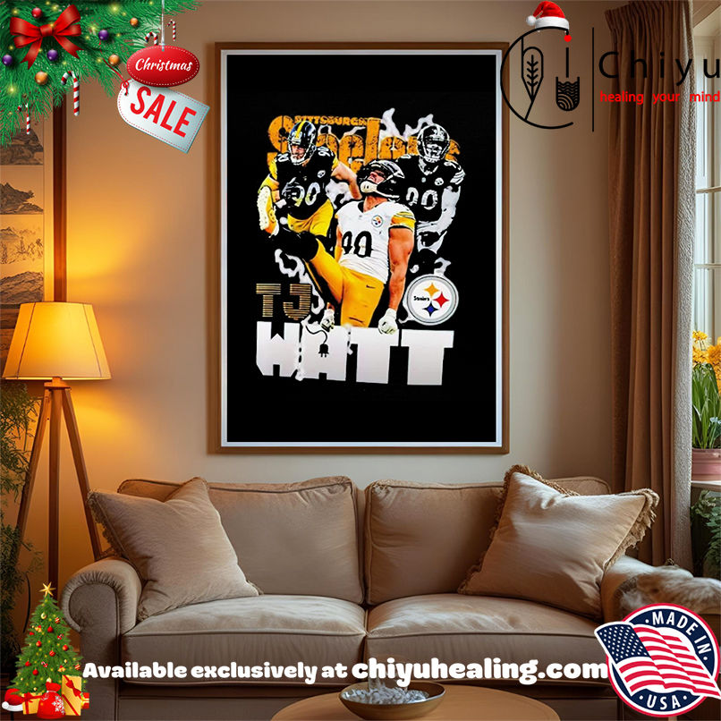 TJ Watt Pittsburgh Steelers Player Graphic shirt, Hoodie, Sweatshirt, Poster Canvas, Mug, Ornaments
