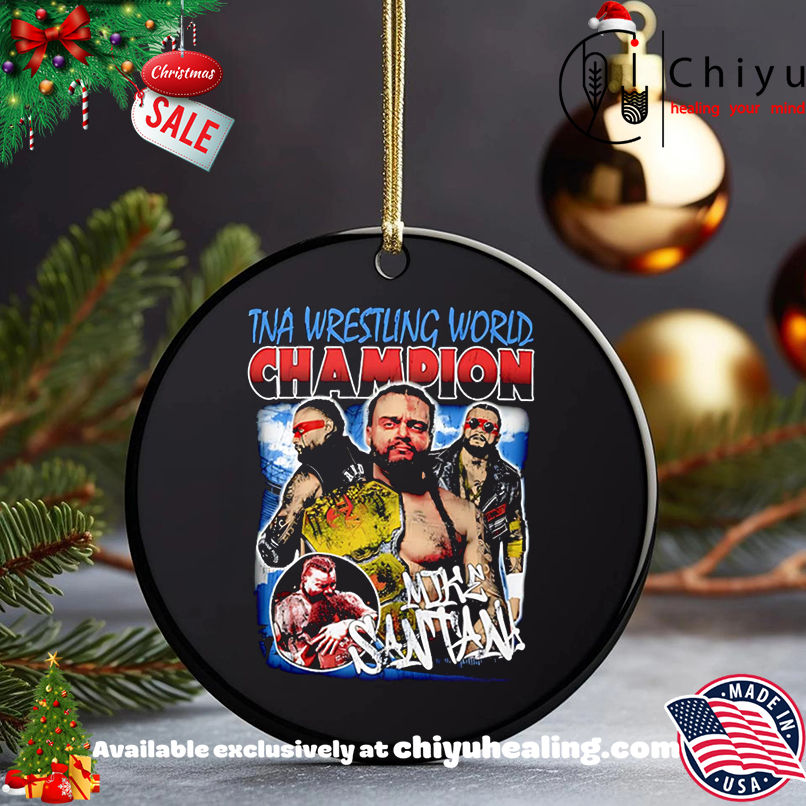 TNA Wrestling World Champion Mike Santana retro shirt, Hoodie, Sweatshirt, Poster Canvas, Mug, Ornaments