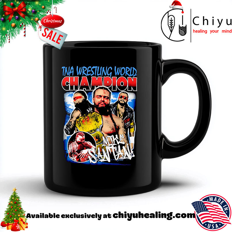 TNA Wrestling World Champion Mike Santana retro shirt, Hoodie, Sweatshirt, Poster Canvas, Mug, Ornaments