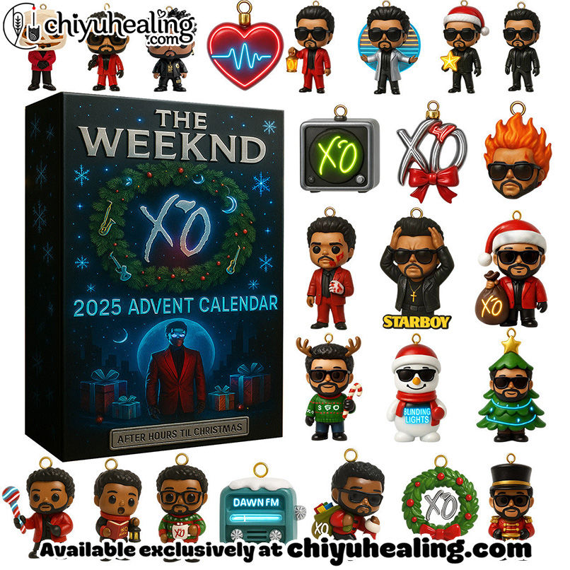 the Weeknd XO After Hours Til Dawn Advent Calendar 2025 CHRISTMAS GIFT, CHRISTMAS IDEA, Christmas Countdown Advent Calendar Gift Box with 24 Acrylic Ornaments the Weeknd XO After Hours Til Dawn Advent Calendar 2025 CHRISTMAS GIFT, CHRISTMAS IDEA, Christmas Countdown Advent Calendar Gift Box with 24 Acrylic Ornaments