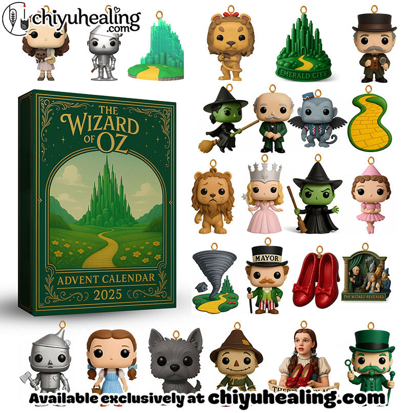 TWOZ Advent Calendar 2025 CHRISTMAS GIFT, CHRISTMAS IDEA, Christmas Countdown Advent Calendar Gift Box with 24 Acrylic Ornaments