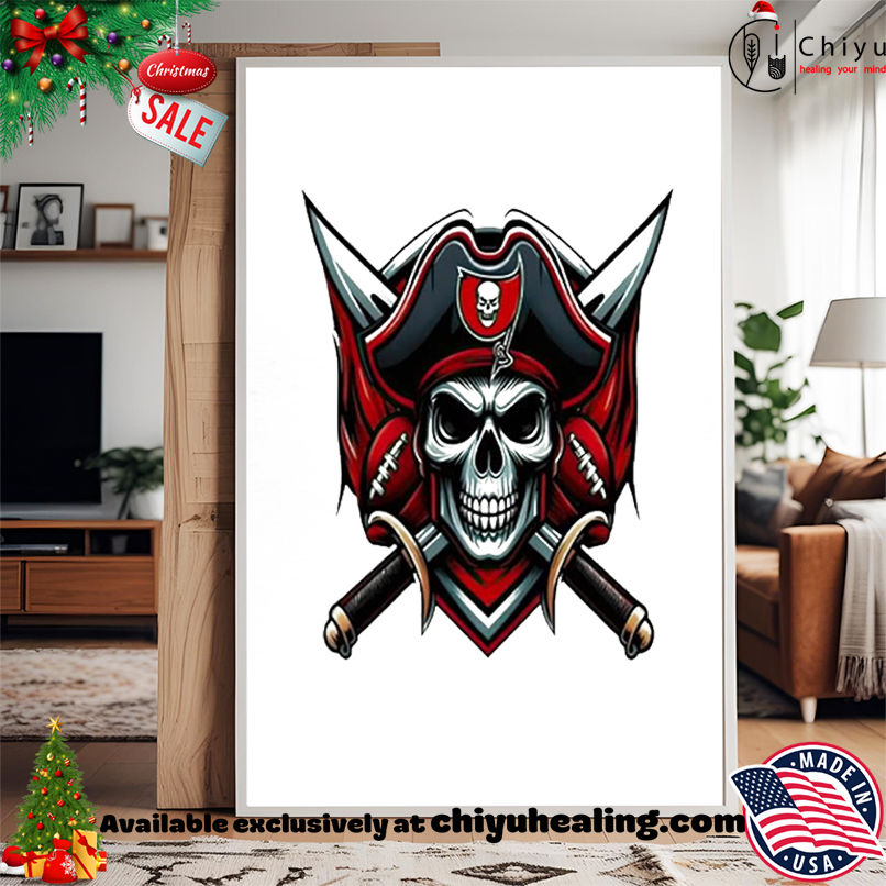 Tampa Bay Buccaneers Football Print Waffle shirt, Hoodie, Sweatshirt, Poster Canvas, Mug, Ornaments