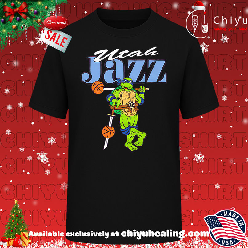 Teenage Mutant Ninja Turtles Leonardo x Utah Jazz shirt, Hoodie, Sweatshirt, Poster Canvas, Mug, Ornaments