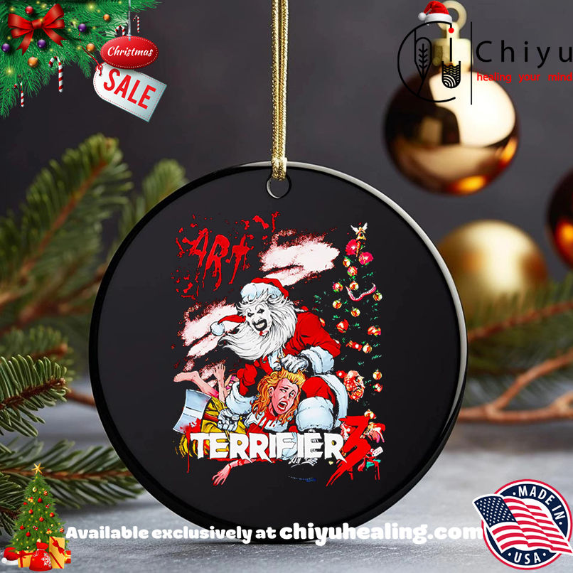 Terrifier 3 Christmas before the nightmare shirt, Hoodie, Sweatshirt, Poster Canvas, Mug, Ornaments