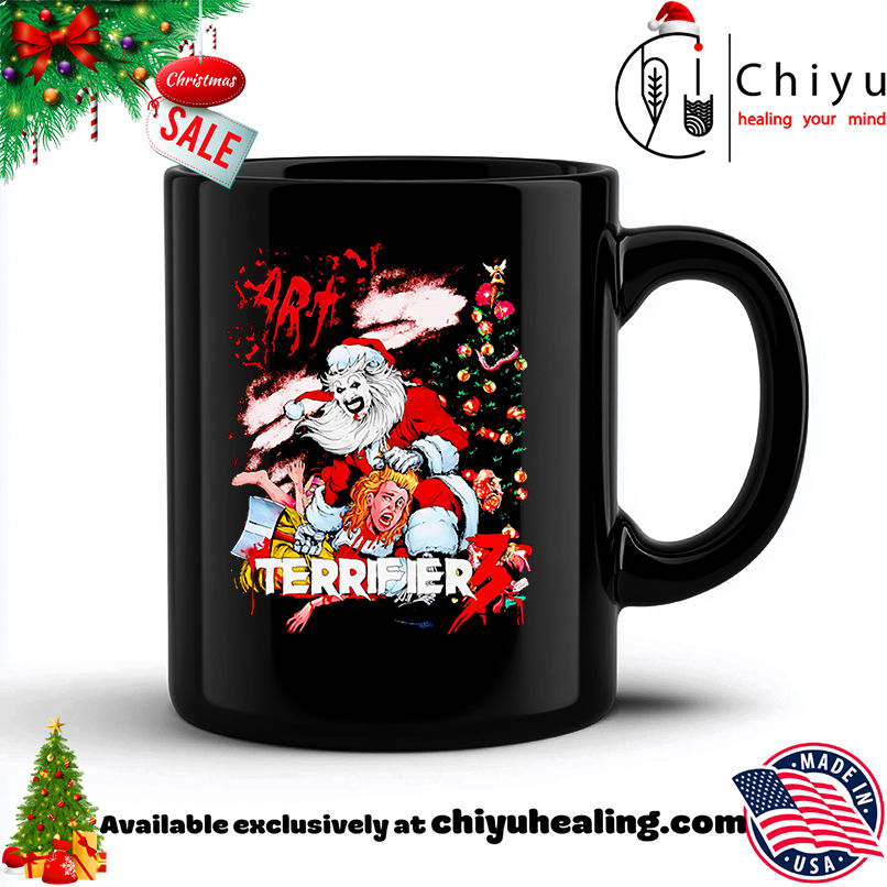 Terrifier 3 Christmas before the nightmare shirt, Hoodie, Sweatshirt, Poster Canvas, Mug, Ornaments