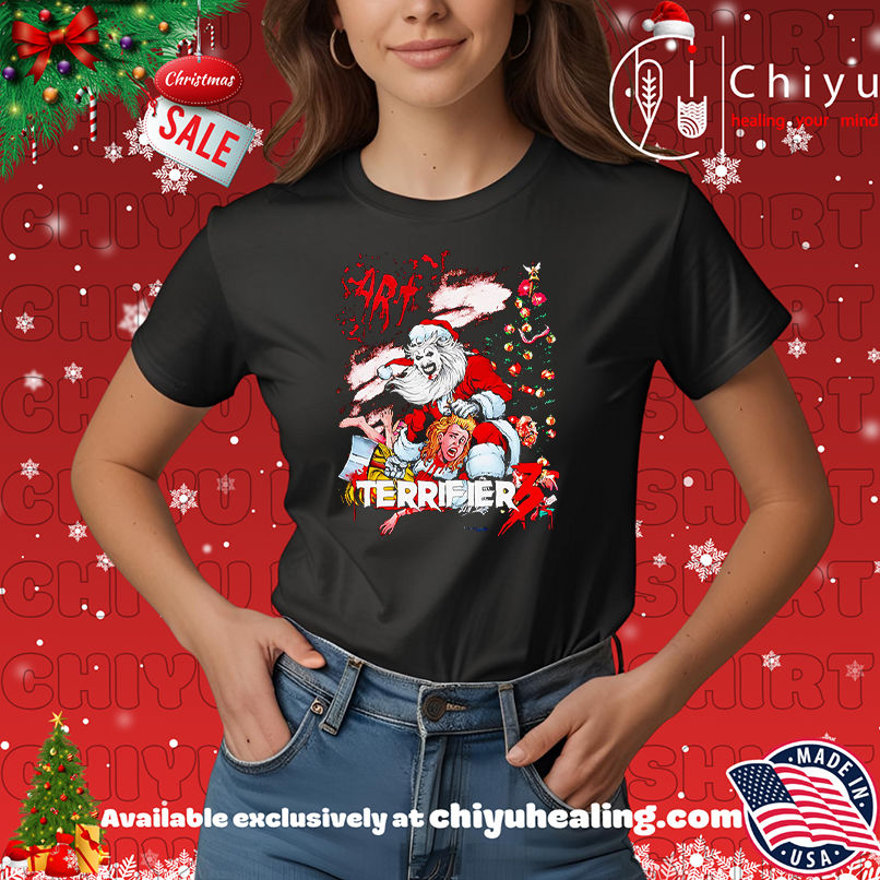 Terrifier 3 Christmas before the nightmare shirt, Hoodie, Sweatshirt, Poster Canvas, Mug, Ornaments