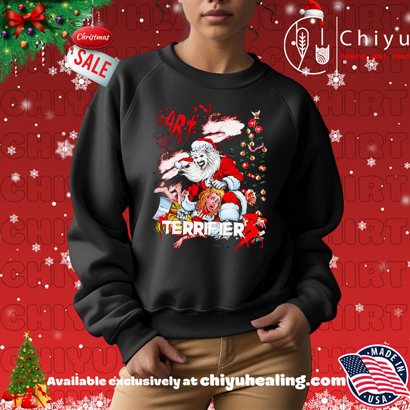 Terrifier 3 Christmas before the nightmare shirt Terrifier 3 Christmas before the nightmare shirt