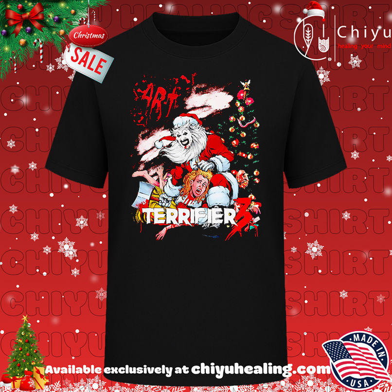 Terrifier 3 Christmas before the nightmare shirt, Hoodie, Sweatshirt, Poster Canvas, Mug, Ornaments