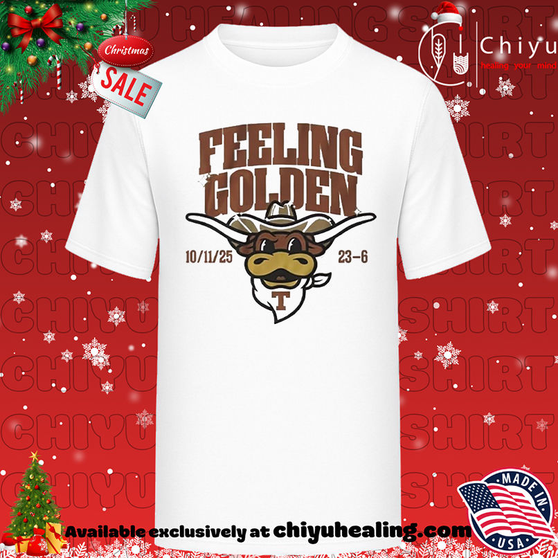Texas Longhorns Football Feeling Golden 2025 shirt, Hoodie, Sweatshirt, Poster Canvas, Mug, Ornaments