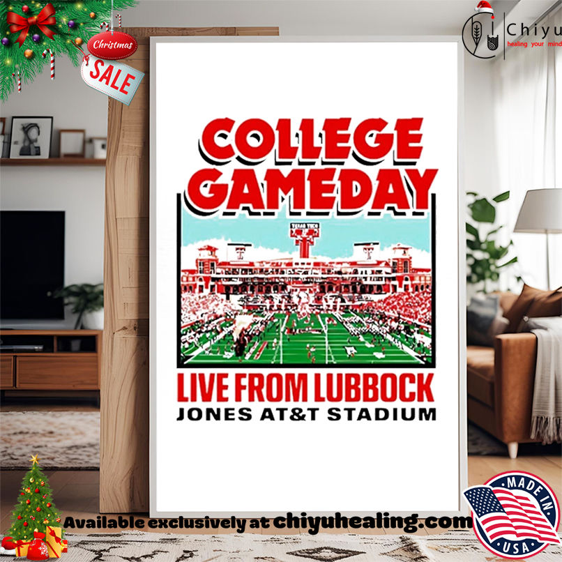 Texas Tech Red Raiders ESPN College Gameday Live From Lubbock 2025 shirt Texas Tech Red Raiders ESPN College Gameday Live From Lubbock 2025 shirt