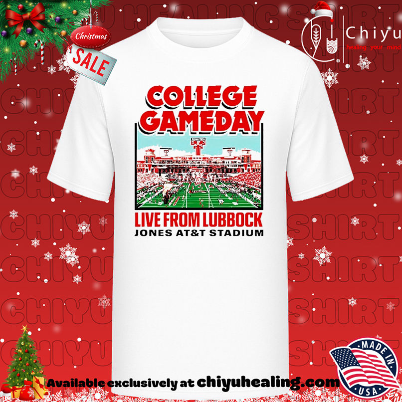 Texas Tech Red Raiders ESPN College Gameday Live From Lubbock 2025 shirt, Hoodie, Sweatshirt, Poster Canvas, Mug, Ornaments
