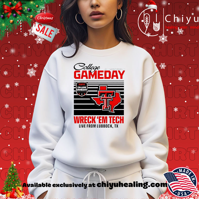 Texas Tech Red Raiders ESPN College Gameday Wreck'Em Live 2025 shirt, Hoodie, Sweatshirt, Poster Canvas, Mug, Ornaments 14 Texas Tech Red Raiders ESPN College Gameday WreckEm Live 2025 shirt Hoodie Sweatshirt