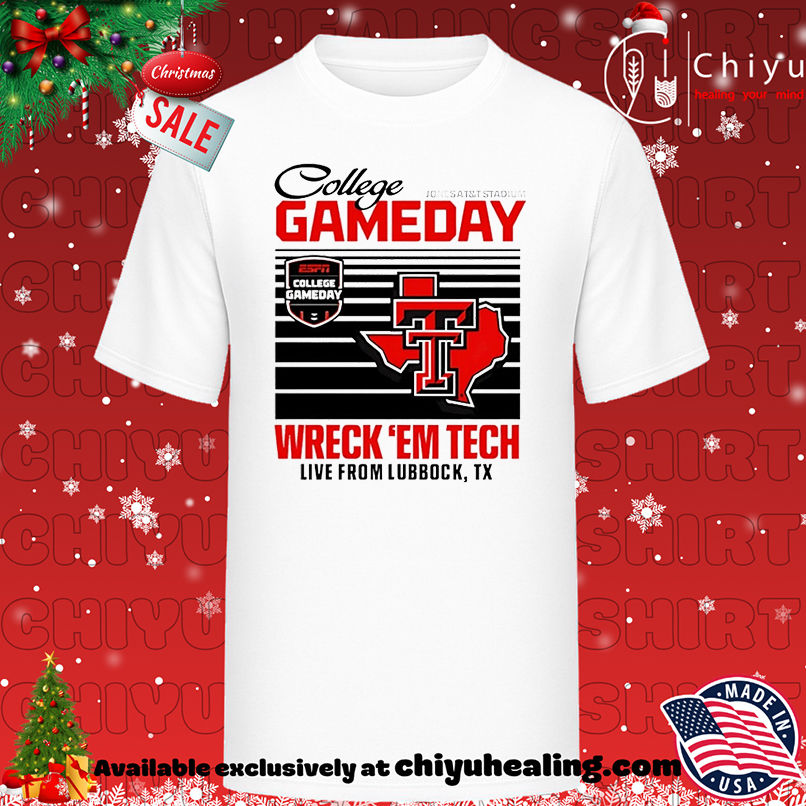 Texas Tech Red Raiders ESPN College Gameday Wreck'Em Live 2025 shirt, Hoodie, Sweatshirt, Poster Canvas, Mug, Ornaments