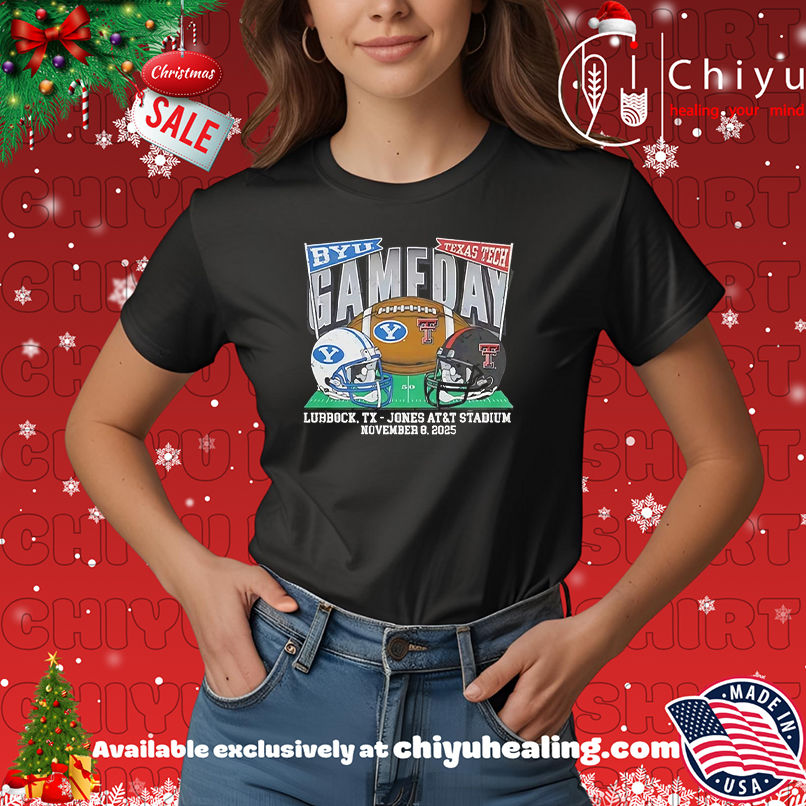 Texas Tech Red Raiders vs BYU Cougars 2025 Gameday helmets shirt, Hoodie, Sweatshirt, Poster Canvas, Mug, Ornaments 7 Texas Tech Red Raiders vs BYU Cougars 2025 Gameday helmets shirt, Hoodie, Sweatshirt, Poster Canvas, Mug, Ornaments