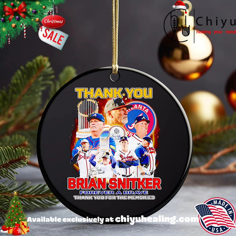 Thank you Brian Snitker forever a Brave thank you for the memories shirt, Hoodie, Sweatshirt, Poster Canvas, Mug, Ornaments