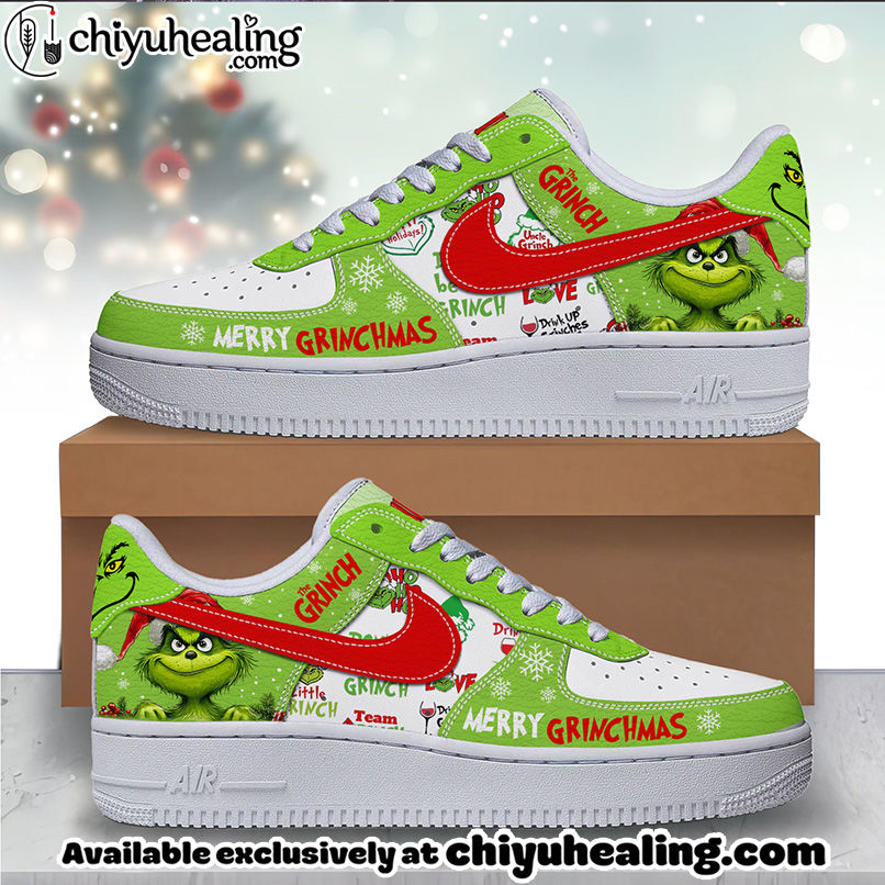The Grinch x Christmas Air Low-Top Sneakers Shoes For Men And Women