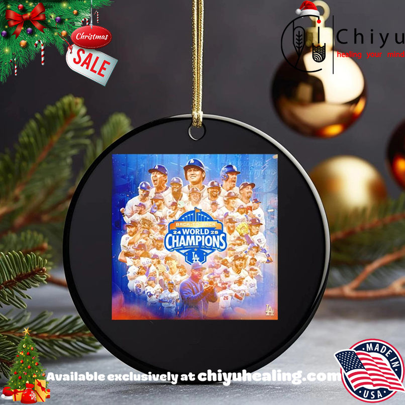 The Los Angeles Dodgers Are 2025 Back-to-back World Series Champions shirt, Hoodie, Sweatshirt, Poster Canvas, Mug, Ornaments
