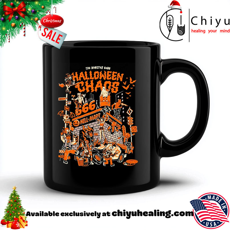 The Monster Gang Halloween Chaos Hell Mart 666 Art shirt, Hoodie, Sweatshirt, Poster Canvas, Mug, Ornaments