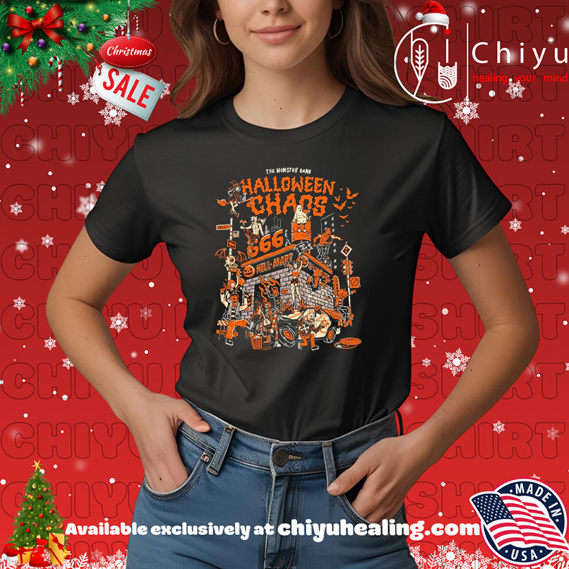 The Monster Gang Halloween Chaos Hell Mart 666 Art shirt, Hoodie, Sweatshirt, Poster Canvas, Mug, Ornaments