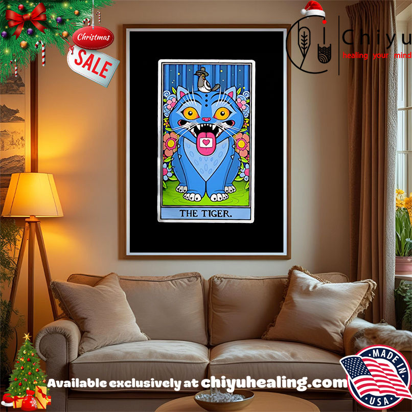 The Tiger Tarot Card heart cute shirt, Hoodie, Sweatshirt, Poster Canvas, Mug, Ornaments