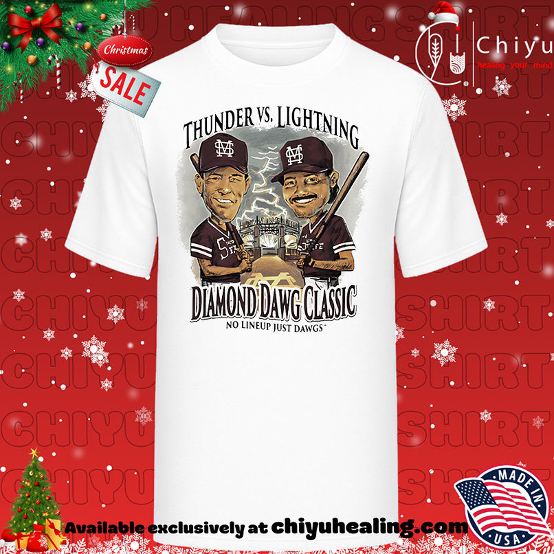 Thunder Vs Lightning Mississippi State Diamond Dawg Shirt, Hoodie, Sweatshirt, Poster Canvas, Mug, Ornaments