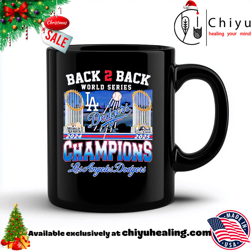 Top Back 2 Back World Series 2024-2025 Los Angeles Dodgers shirt, Hoodie, Sweatshirt, Poster Canvas, Mug, Ornaments